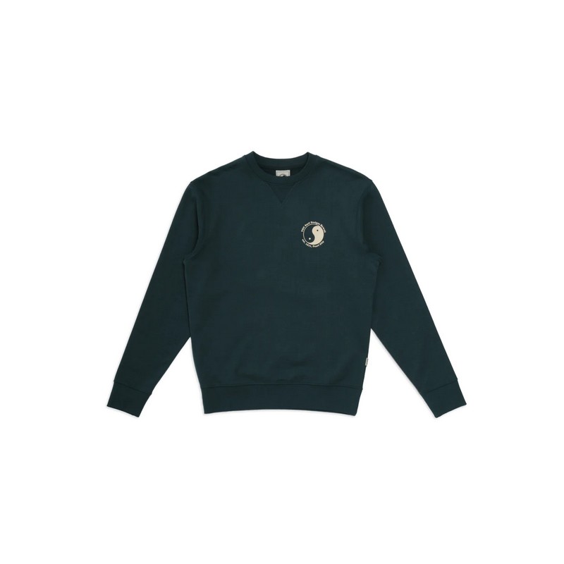 Sweatshirt Town and Country - OG Crew Fleec - Ocean Green