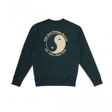 Sweatshirt Town and Country - OG Crew Fleec - Ocean Green