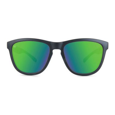 Lunette Knockaround - Black / Green Moonshine Kids Premiums