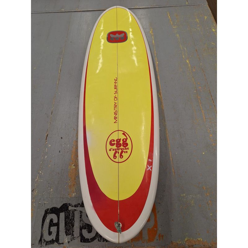 Surf MOS 6'6 "Egg d'Autruche"