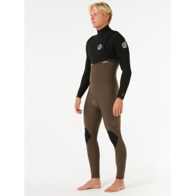 Combinaison Rip Curl - E Bomb 4/3mm Zip Free - Deep Rock/Black