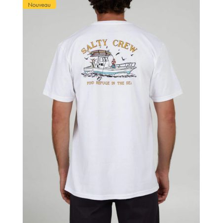 Tee-shirt Salty Crew - Fish On s/s tee - White