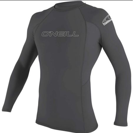 Lycra O'neill Manches Longues - Basic Skins L/S - Sun Shirt - Graphite