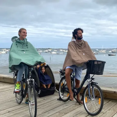 Cape de Pluie vélo - Le Temps des Grenouilles - Cap Lizard - Adulte