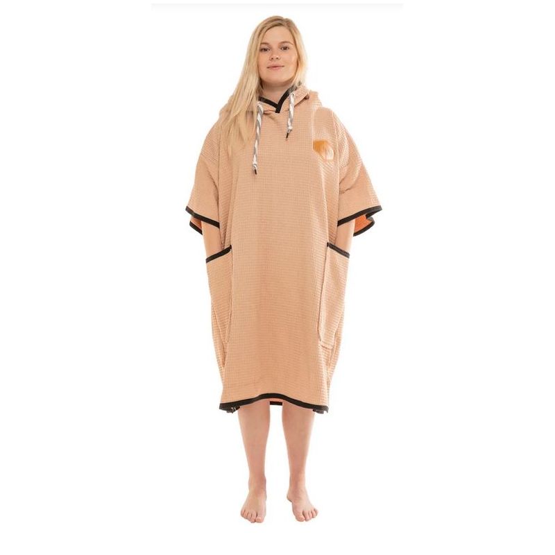 Poncho All In - Waffle T Poncho Dark Pink