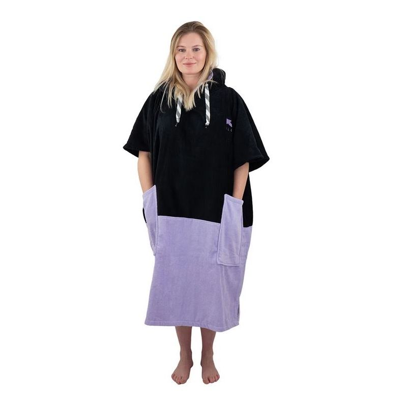 Poncho All In - V Poncho Flash - Black/Violet